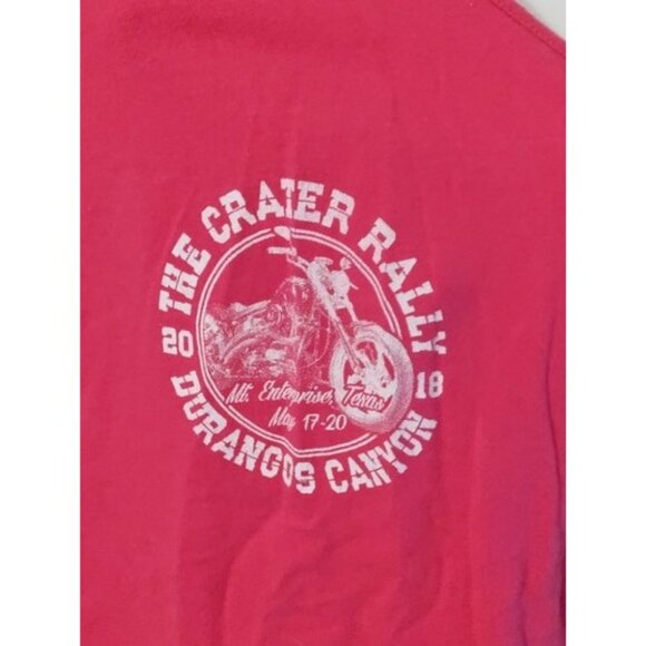 Rally In the Crater Tank Top Shirt Womens XXL Durango 2018 Pink - Picture 5 of 5